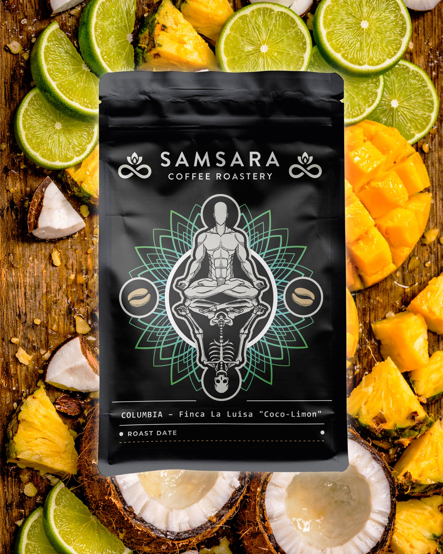 Columbia - Finca La Luisa, Coco-Limón (Co-fermented Anaerobic Honey 120+72H)