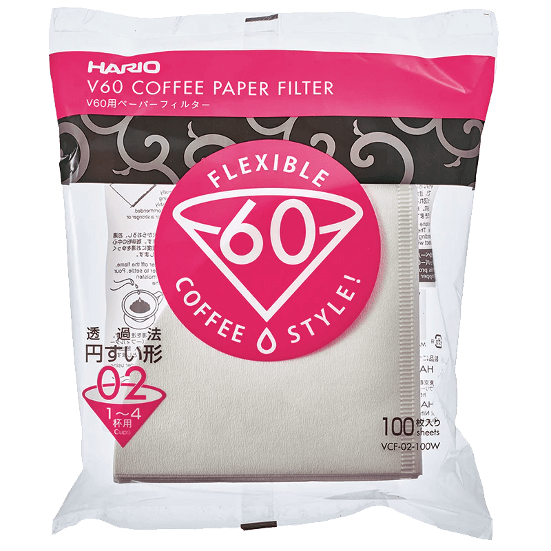 Filtre hârtie HARIO V60 Size - 02 (100 bucăți) - Samsara Coffee Roastery
