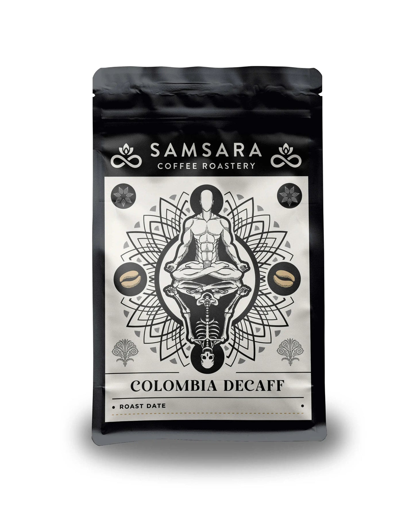 Punga cafea de specialitate decofeinizata Samsara Coffee Roastery - Columbia Decaff